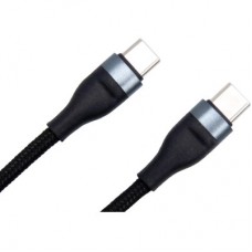 Дата кабель USB-C to USB-C 0.25m black Dengos (NTK-TC-TC-SHRT-BLACK) - Фото
