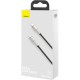 Дата кабель USB-C to USB-C 1.0m 100W metal black Baseus (CATJK-C01) Дата кабель USB-C to USB-C 1.0m 100W metal black Baseus (CATJK-C01)