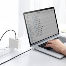 Дата кабель USB-C to USB-C 1.0m 100W metal black Baseus (CATJK-C01) - Фото