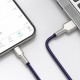 Дата кабель USB 2.0 AM to Lightning 1.0m 2.4A metal purple Baseus (CALJK-A05) Дата кабель USB 2.0 AM to Lightning 1.0m 2.4A metal purple Baseus (CALJK-A05)