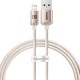 Дата кабель USB 2.0 AM to Lightning 1.2m 2.4A pink Baseus (CAJY001104)