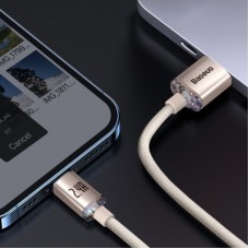 Дата кабель USB 2.0 AM to Lightning 1.2m 2.4A pink Baseus (CAJY001104) - Фото