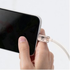 Дата кабель USB 2.0 AM to Lightning 2.0m 2.4A pink Baseus (CAJY001204) - Фото