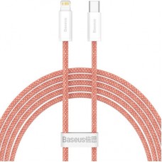 Дата кабель USB-C to Lightning 2.0m 20W orange Baseus (CALD000107) - Фото