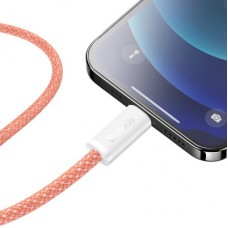 Дата кабель USB-C to Lightning 2.0m 20W orange Baseus (CALD000107) - Фото