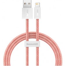 Дата кабель USB 2.0 AM to Lightning 1.0m 2.4A orange Baseus (CALD000407)