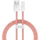 Дата кабель USB 2.0 AM to Lightning 1.0m 2.4A orange Baseus (CALD000407)
