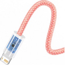 Дата кабель USB 2.0 AM to Lightning 1.0m 2.4A orange Baseus (CALD000407) - Фото