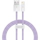 Дата кабель USB 2.0 AM to Lightning 1.0m 2.4A purple Baseus (CALD000405)