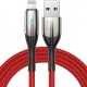 Дата кабель USB 2.0 AM to Lightning 1.0m 2.4A red Baseus (CALSP-B09)