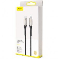 Дата кабель USB-C to Lightning 1.0m 18W black Baseus (CATLSP-01) - Фото