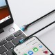 Дата кабель USB-C to Lightning 1.0m 20W 90° corner black/blue Baseus (CAVP000221) Дата кабель USB-C to Lightning 1.0m 20W 90° corner black/blue Baseus (CAVP000221)
