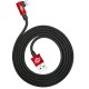 Дата кабель USB 2.0 AM to Lightning 2.0m 1.5A 90° corner red Baseus (CALMVP-A09) Дата кабель USB 2.0 AM to Lightning 2.0m 1.5A 90° corner red Baseus (CALMVP-A09)