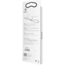 Дата кабель USB 2.0 AM to Lightning 0.23m 2A black/red Baseus (CALMBJ-B91) - Фото