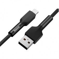 Дата кабель USB 2.0 AM to Lightning 1.0m black Baseus (CALGJ-01) - Фото