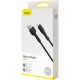 Дата кабель USB 2.0 AM to Lightning 1.0m black Baseus (CALGJ-01) Дата кабель USB 2.0 AM to Lightning 1.0m black Baseus (CALGJ-01)