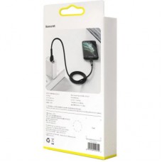 Дата кабель USB 2.0 AM to Lightning 1.0m black Baseus (CALGJ-01) - Фото