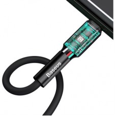 Дата кабель USB 2.0 AM to Lightning 1.0m black Baseus (CALGJ-01) - Фото