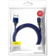 Дата кабель USB 2.0 AM to Lightning 1.8m navy blue Baseus (CALYW-A13)