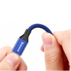 Дата кабель USB 2.0 AM to Lightning 1.8m navy blue Baseus (CALYW-A13) - Фото