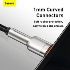 Дата кабель USB-C to USB-C 2.0m 66W metal Baseus (CAKF000201) - Фото