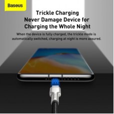 Дата кабель USB-C to USB-C 2.0m 66W metal Baseus (CAKF000201) - Фото