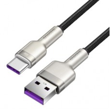 Дата кабель USB-C to USB-C 2.0m 66W metal Baseus (CAKF000201) - Фото