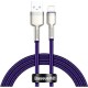 Дата кабель USB 2.0 AM to Lightning 2.0m 2.4A metal purple Baseus (CALJK-B05)