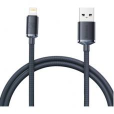 Дата кабель USB 2.0 AM to Lightning 1.2m 2.4A black Baseus (CAJY000001)