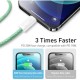 Дата кабель USB-C to Lightning 2.0m 20W green Baseus (CALD000106) Дата кабель USB-C to Lightning 2.0m 20W green Baseus (CALD000106)