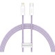 Дата кабель USB-C to Lightning 2.0m 20W purple Baseus (CALD000105)