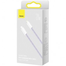 Дата кабель USB-C to Lightning 2.0m 20W purple Baseus (CALD000105) - Фото