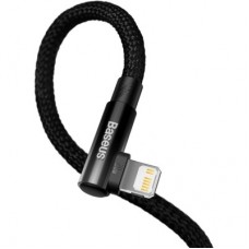 Дата кабель USB-C to Lightning 1.0m 20W 90° corner black Baseus (CAVP000201) - Фото