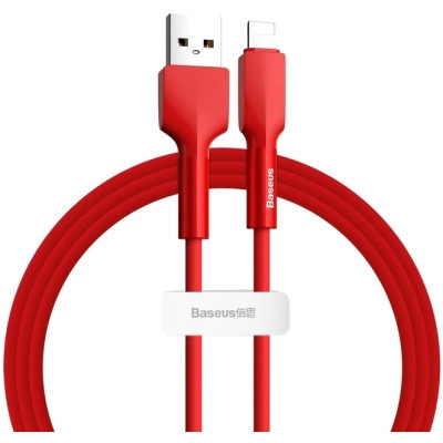 Дата кабель USB 2.0 AM to Lightning 1.0m red Baseus (CALGJ-09)