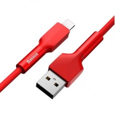 Дата кабель USB 2.0 AM to Lightning 1.0m red Baseus (CALGJ-09) - Фото