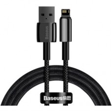 Дата кабель USB 2.0 AM to Lightning 1.0m 2.4A black Baseus (CALWJ-01)