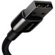 Дата кабель USB 2.0 AM to Lightning 1.0m 2.4A black Baseus (CALWJ-01) Дата кабель USB 2.0 AM to Lightning 1.0m 2.4A black Baseus (CALWJ-01)