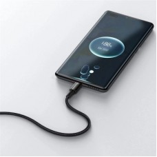 Дата кабель USB 2.0 AM to USB-C 2.0m 100W black Baseus (CAWJ000101) - Фото