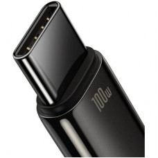 Дата кабель USB 2.0 AM to USB-C 1.0m 100W black Baseus (CAWJ000001) - Фото