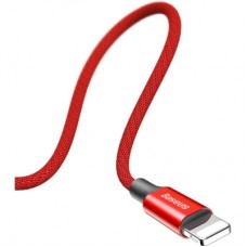 Дата кабель USB 2.0 AM to Lightning 1.8m red Baseus (CALYW-A09) - Фото