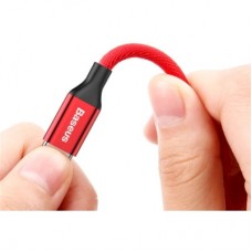 Дата кабель USB 2.0 AM to Lightning 1.8m red Baseus (CALYW-A09) - Фото