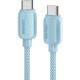 Дата кабель USB-C to USB-C 1.0m 100W blue Essager (EXCTT1-WL03-P)