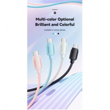 Дата кабель USB-C to USB-C 1.0m 100W black Essager (EXCTT1-WL01-P) - Фото