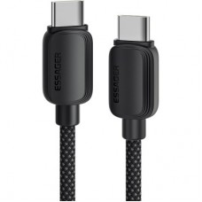 Дата кабель USB-C to USB-C 1.0m 100W black Essager (EXCTT1-WL01-P) - Фото