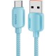 Дата кабель USB 2.0 AM to USB-C 2.0m 100 W blue Essager (EXC7A-WLA03-P)