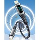 Дата кабель USB-C to Lightning 2.0m 20W Digital Display black Essager (EXCTL-YDA01)