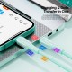 Дата кабель USB-C to Lightning 1.0m 3A purple Essager (EXCTL-CH05)
