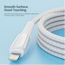 Дата кабель USB-C to Lightning 1.0m 3A purple Essager (EXCTL-CH05) - Фото
