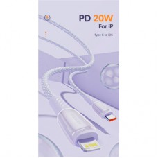 Дата кабель USB-C to Lightning 3.0m 3A white Essager (EXCTL-CHC02) - Фото