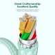 Дата кабель USB 2.0 AM to Lightning 3.0m 3A white Essager (EXCL-CHC02)